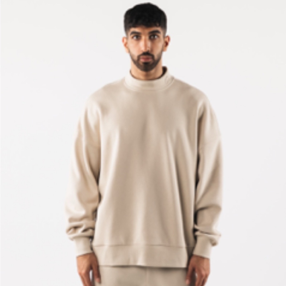 Origin Mock Neck LS - Sea Salt